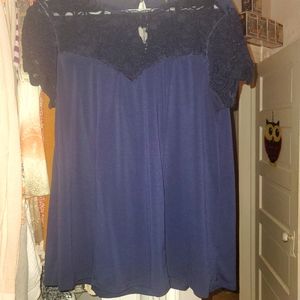 Blue Torrid Dress Shirt